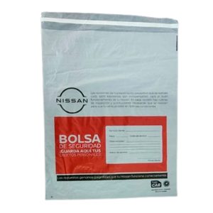 BOLSA DE SEGURIDAD DINISSAN. MEDIDAS 40 CMS X 55 CMS, PAQUETE X 50 UNDS